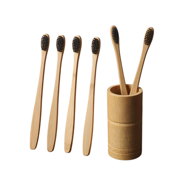 6pcs Bamboo Eco-friendly Toothbrush