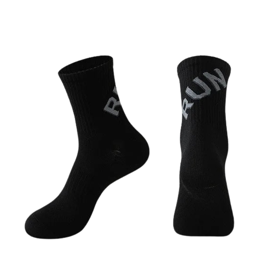 Quick Dry Running Socks Unisex Men Women Middle Tube Quickly Dry Sports Marthon Bike Riding Fitness Training Crew Socks