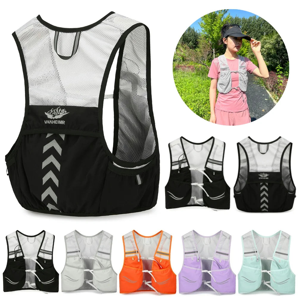 Ultralight Women Men Running Race Hydration Vest Marathon Bicycle Bag for Marathon Cycling Hiking