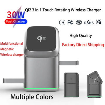 3-in-1 Magnetic Wireless Charger