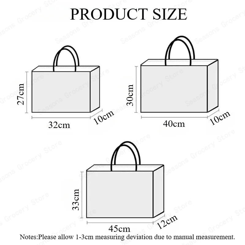 Eco Friendly Silver Laser Tote Bags