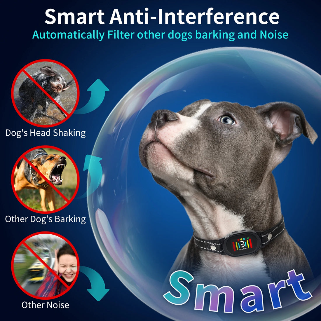 Smart Anti-Barking Dog Collar